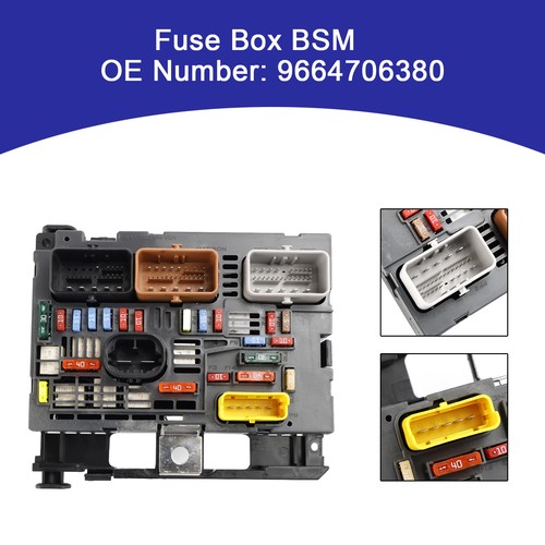 Fuse box bsm 9664706380 for - box,