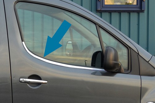 Chrome side door window - chrome,
